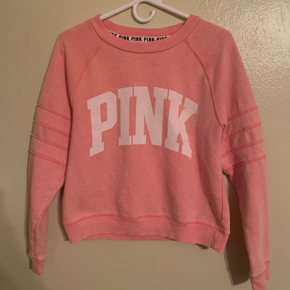 Pink Victoria Secret sweatshirt